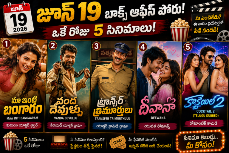 జూన్ 19 బాక్సాఫీస్ పోరు